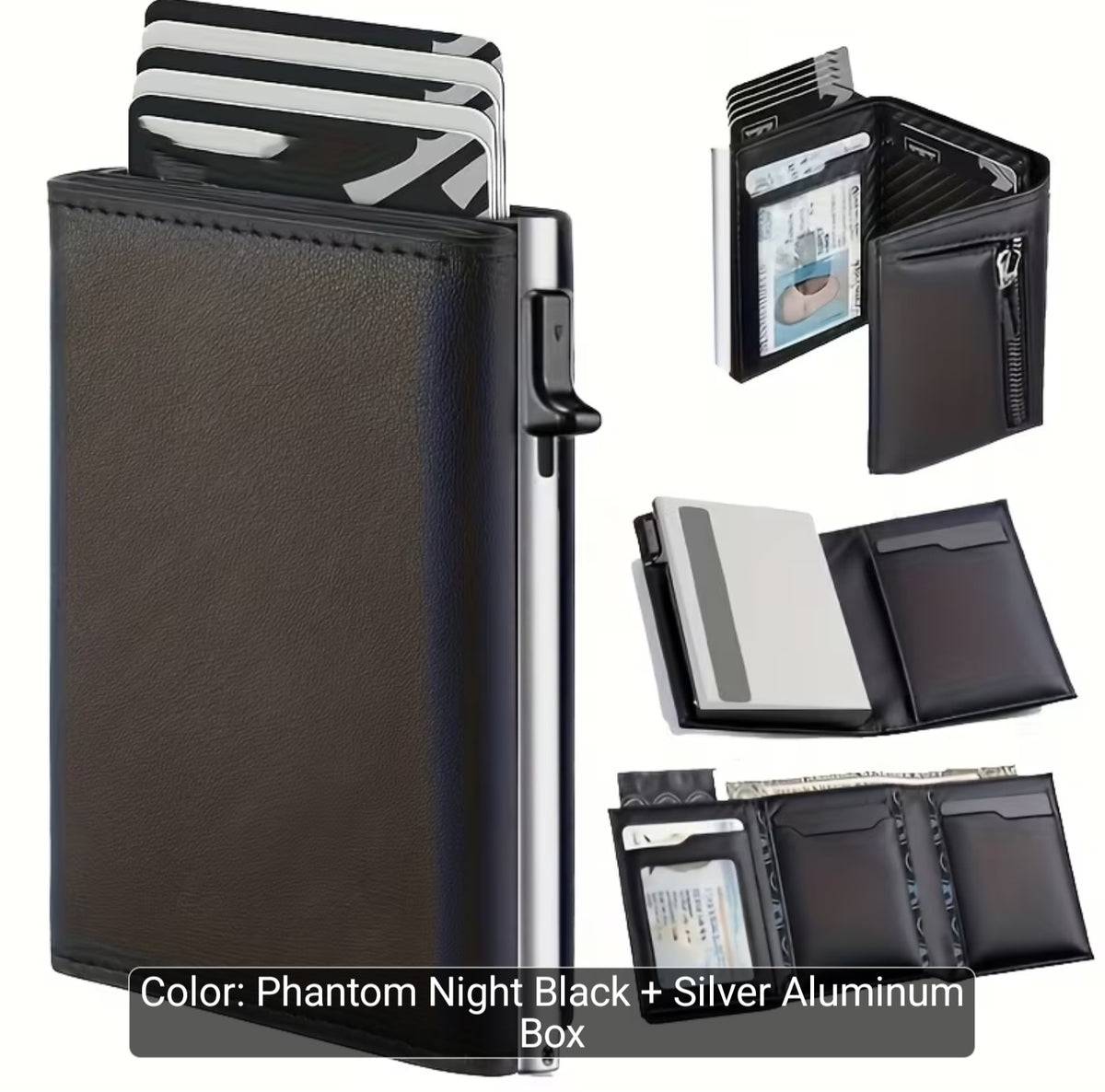 RFID-Blocking Carbon Fibre Pop-Up Wallet